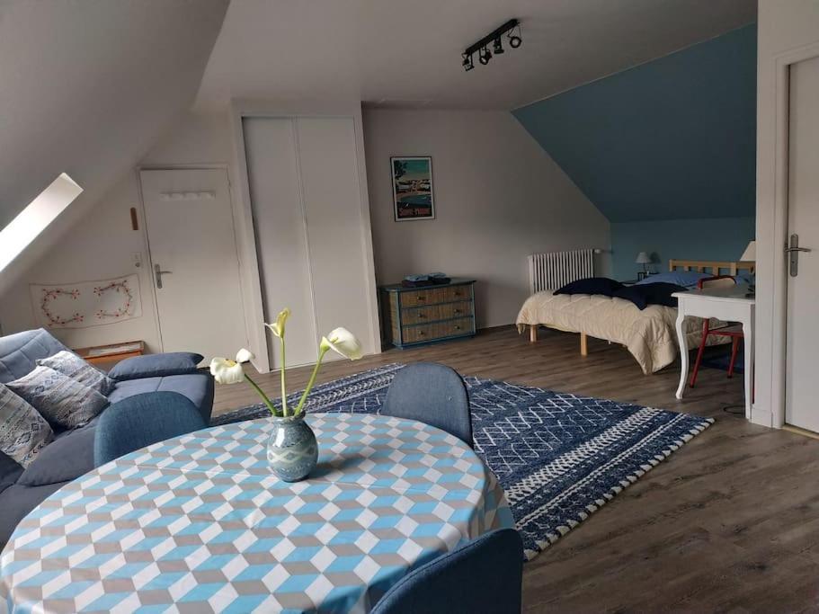 Grand Studio, Tout Equipe Et Renove. Combrit Extérieur photo